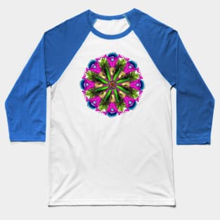 Colourful bugs mandala Baseball T-Shirt